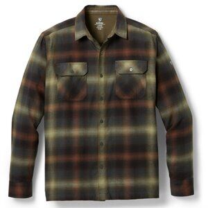 KUHL Dillingr Flannel Shirt - Men's LG/Dune STY:7186 NWT